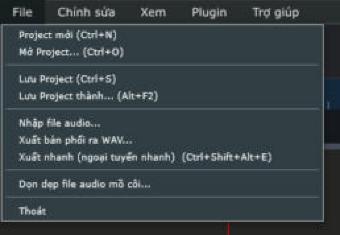 Menu File